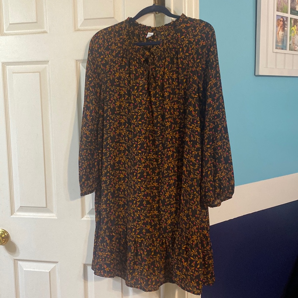 OLD NAVY boho floral tent dress. Size Large